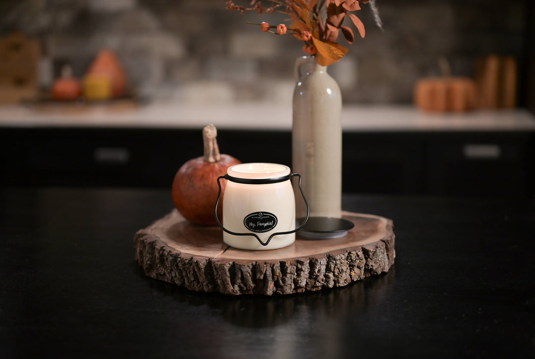 16 oz Butter Jar Candle: Hey, Pumpkin!