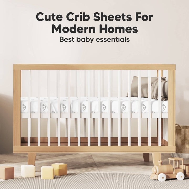 2-pack Organic Cotton Fitted Crib Sheet