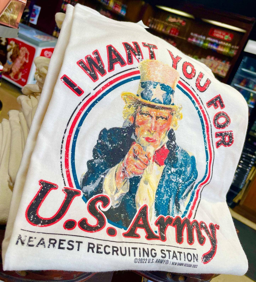 Uncle Sam I want YOU for U.S. Army Historical Poster Tee