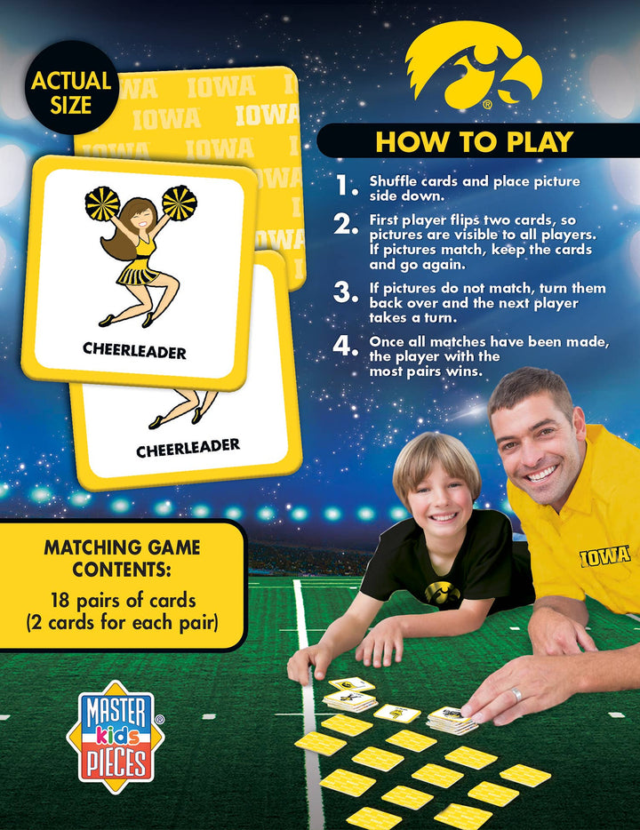 Iowa Hawkeyes Matching Game