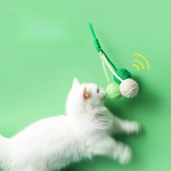 Moo - Rope Ball Sound Cat Toy