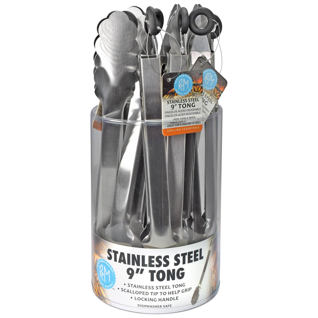 Stainless Steel 9" Tong