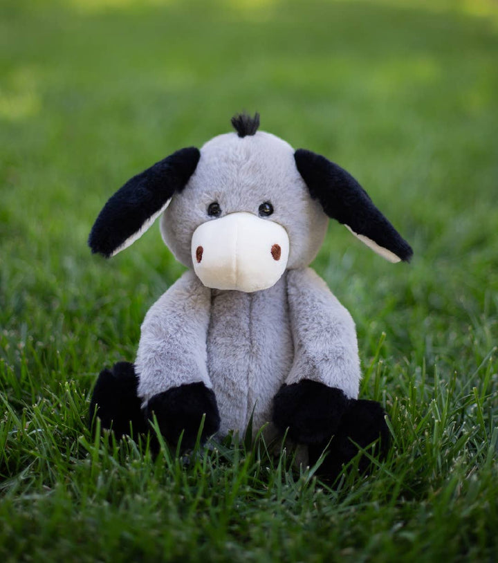 World's Softest Lushee 16 inch Gray Darly Donkey Plush Toy