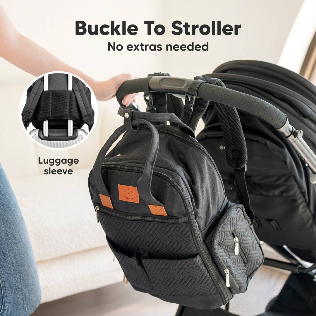 Bree Diaper Bag Backpack with Changing Pad