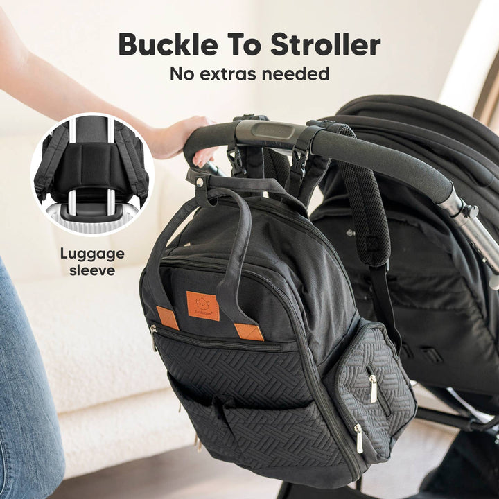 Bree Diaper Bag Backpack with Changing Pad