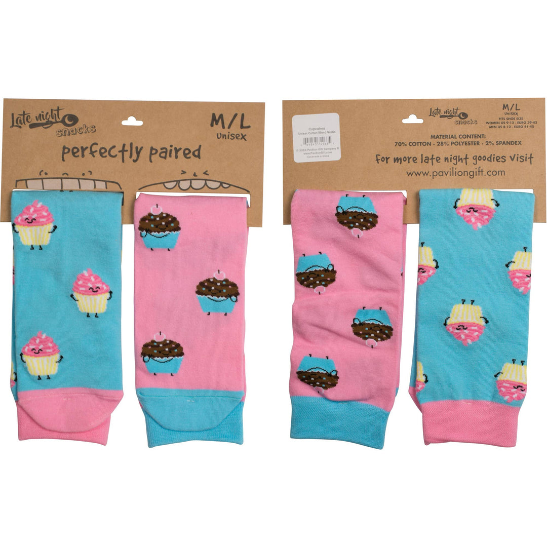 Cupcakes - M/L Unisex Socks