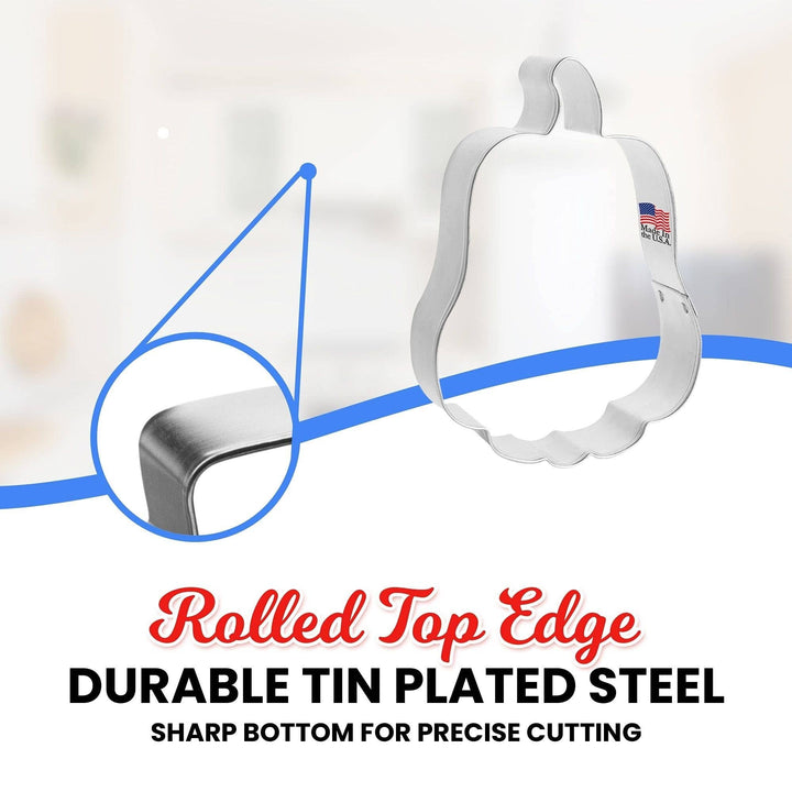 Tall Pumpkin Cookie Cutter 3.75 in B1471