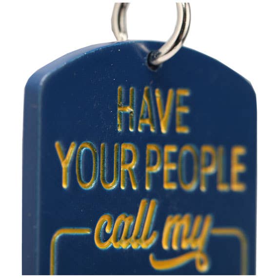 Call My People Dog Collar Charm