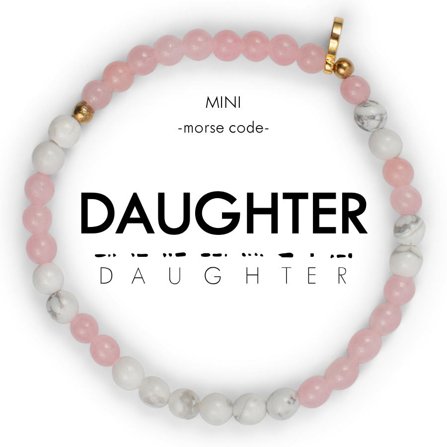 MINI Kids Morse Code Bracelet | DAUGHTER