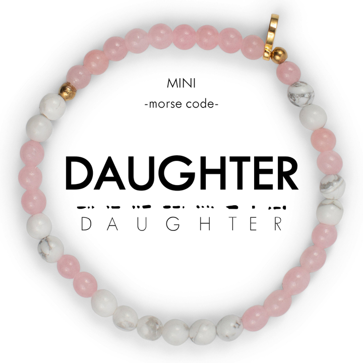 MINI Kids Morse Code Bracelet | DAUGHTER
