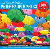 All the Umbrellas 1000 Piece Jigsaw Puzzle