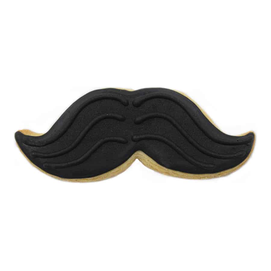 Mustache Cookie Cutter (Black, 4")