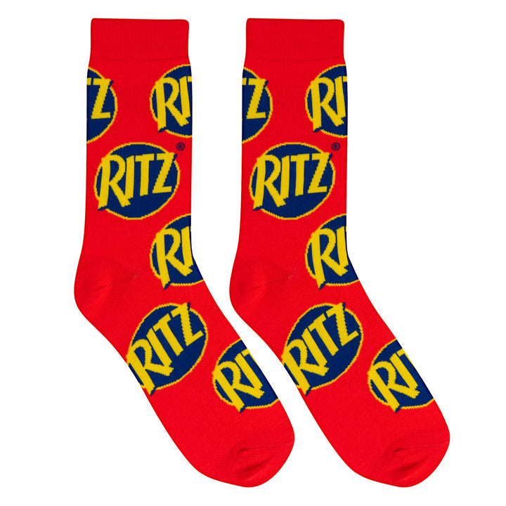 Crazy Socks - Mens Crew - Ritz Crackers