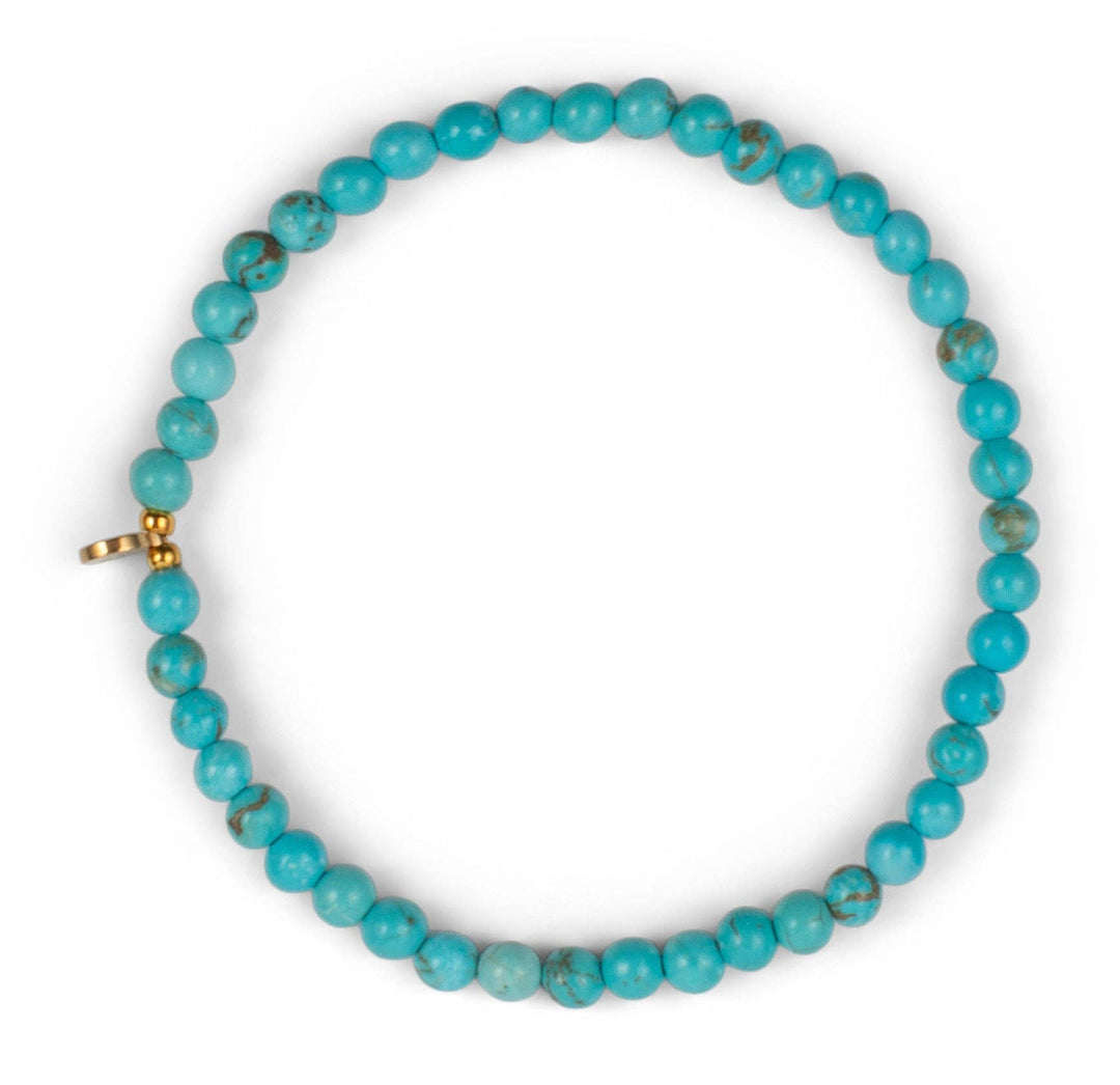 Signature Stone Stacking Bracelet: Turquoise