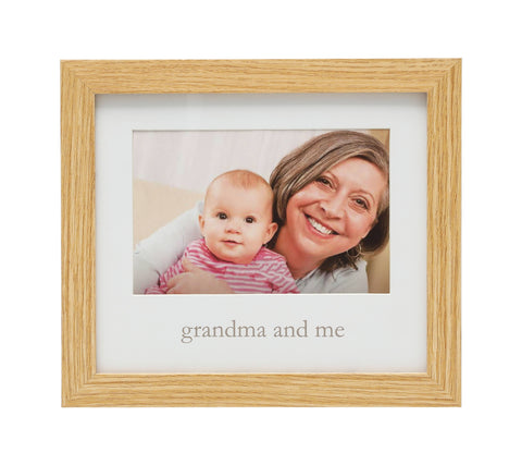 Grandma & Me Picture Frame, Natural