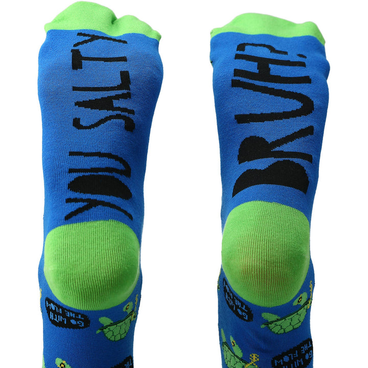 Salty Bruh - S/M Unisex Cotton Blend Sock