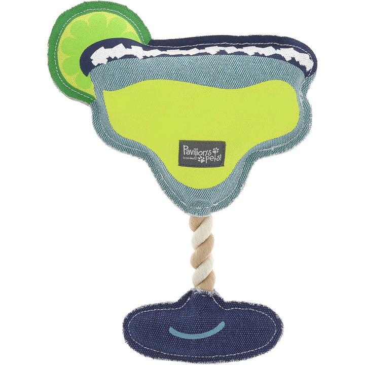 Salty - 11" Canvas Dog Toy on Rope