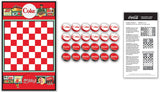 Coca-Cola Checkers Board Game