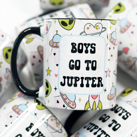 Boys Go To Jupiter Valentine's Ceramic Mug