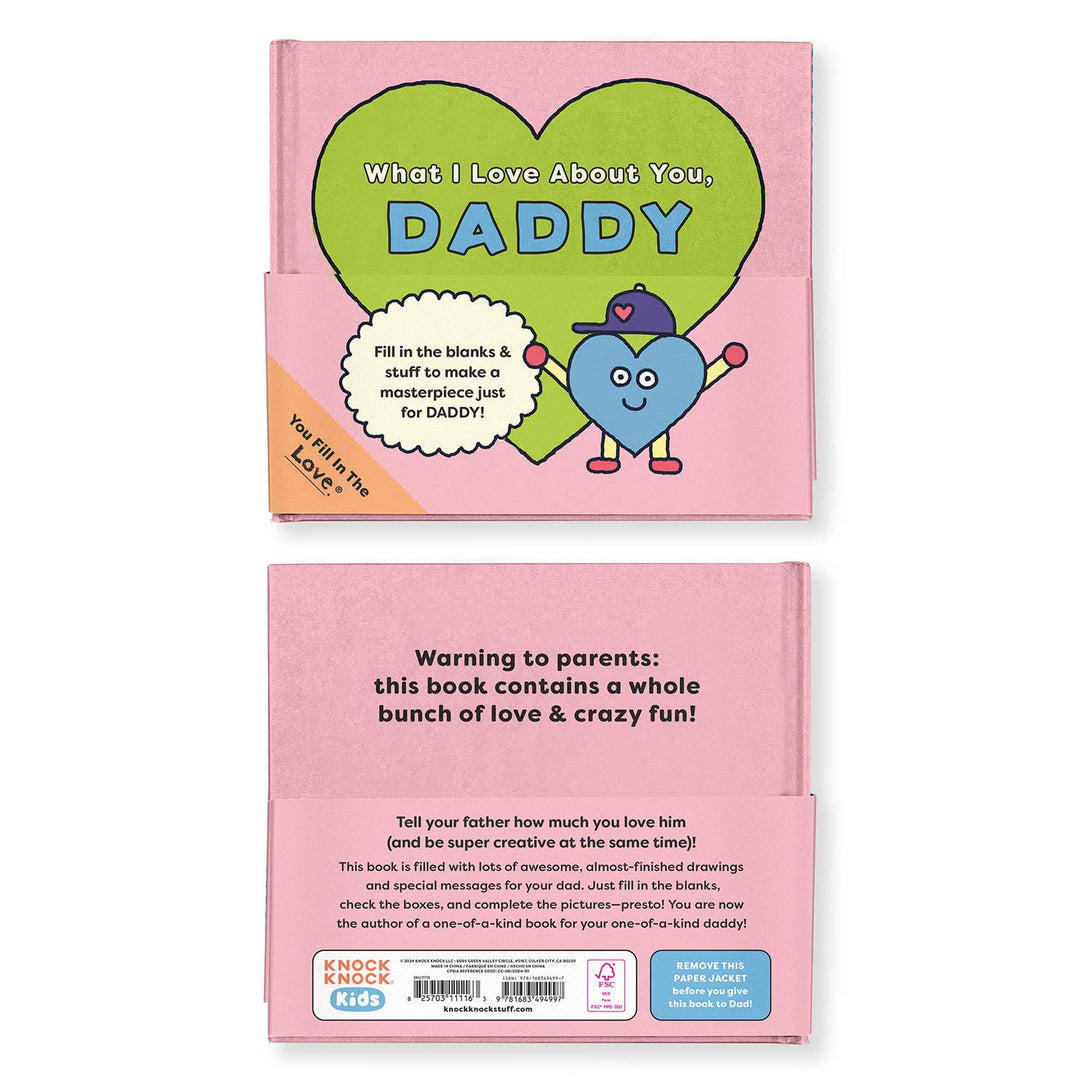 Knock Knock Kids - Daddy Fill in the Love Book