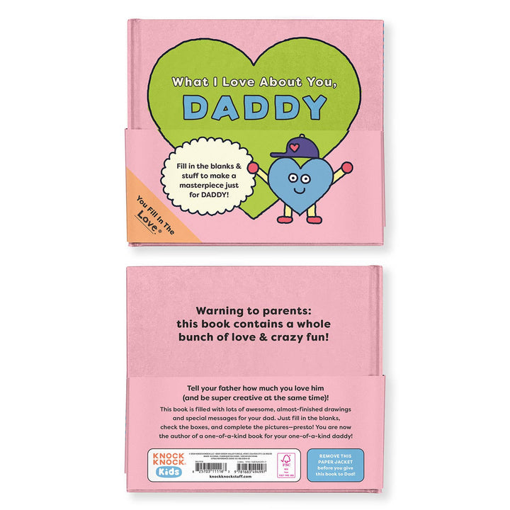 Knock Knock Kids - Daddy Fill in the Love Book