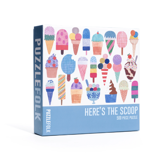 Here's The Scoop 500 Piece Puzzle