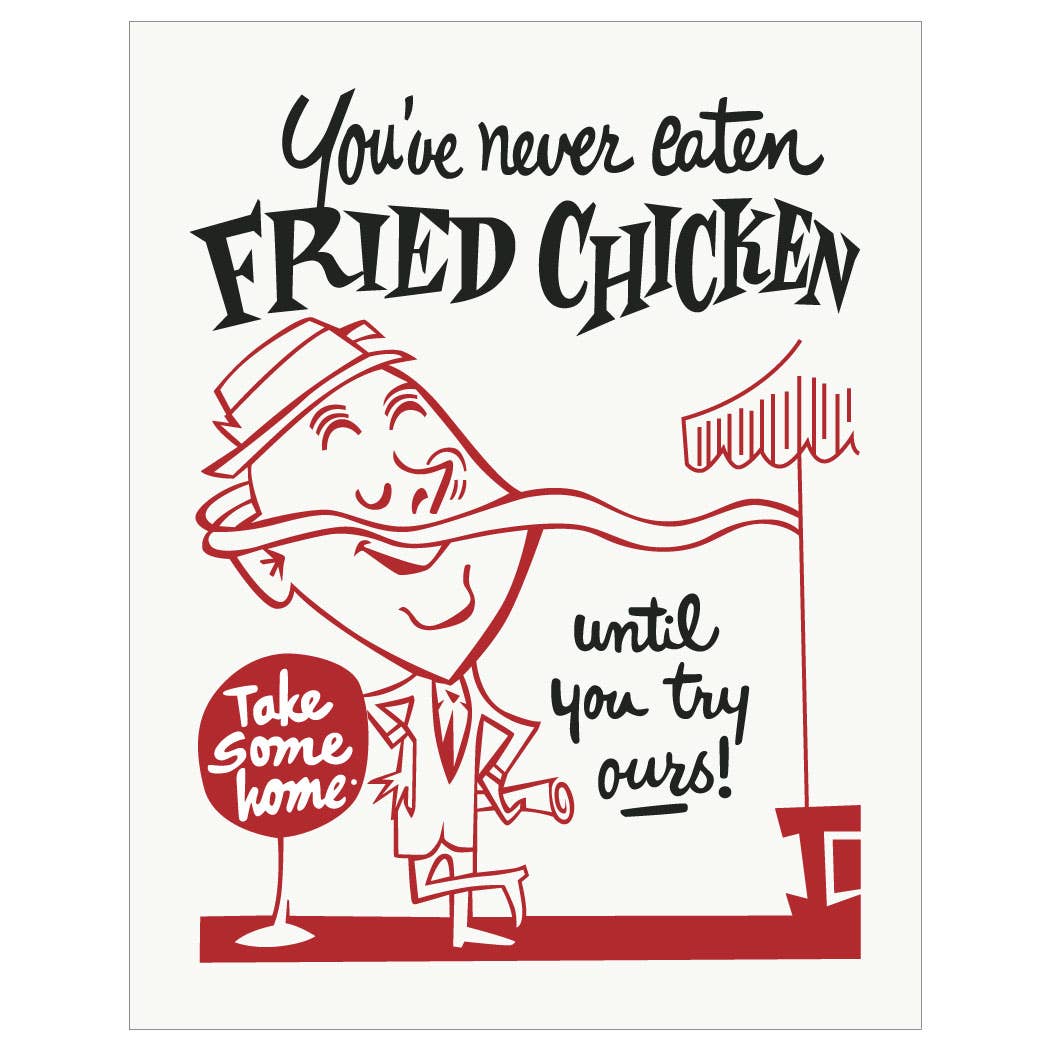 2.5'' x 3.5'' You've Never Eaten Fried Chicken Until Magnet