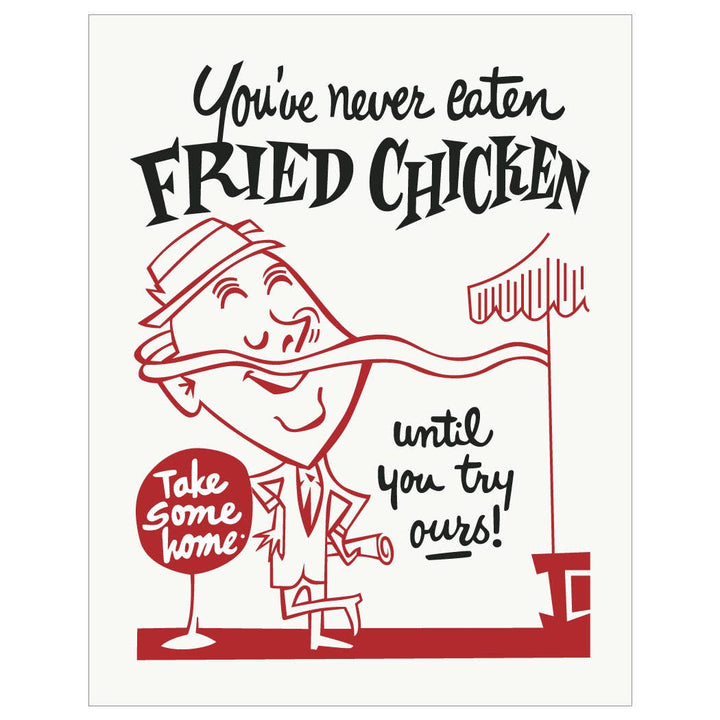 2.5'' x 3.5'' You've Never Eaten Fried Chicken Until Magnet