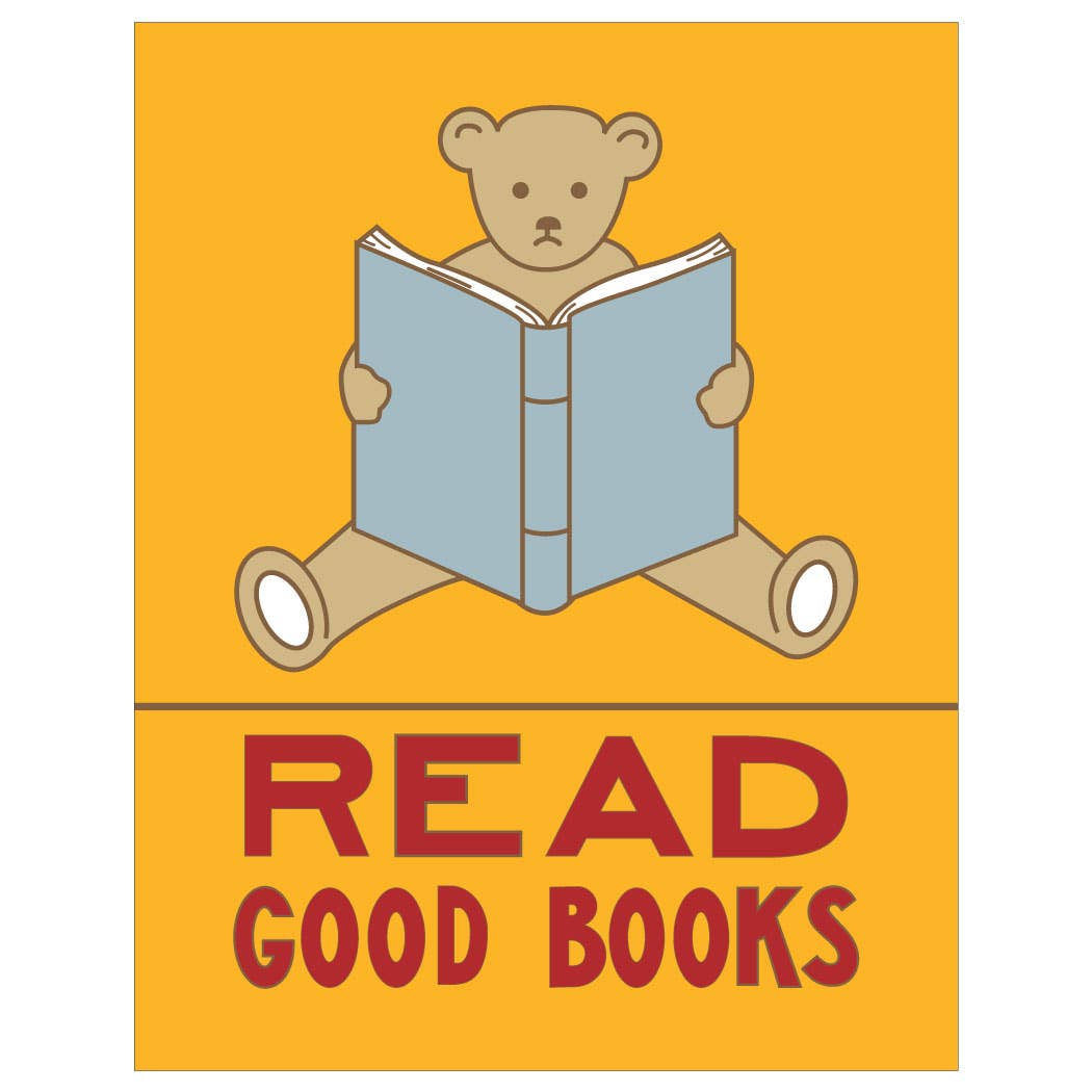 2.5'' x 3.5'' Read Good Books Teddy Bear Magnet