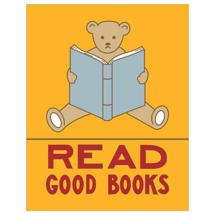 2.5'' x 3.5'' Read Good Books Teddy Bear Magnet