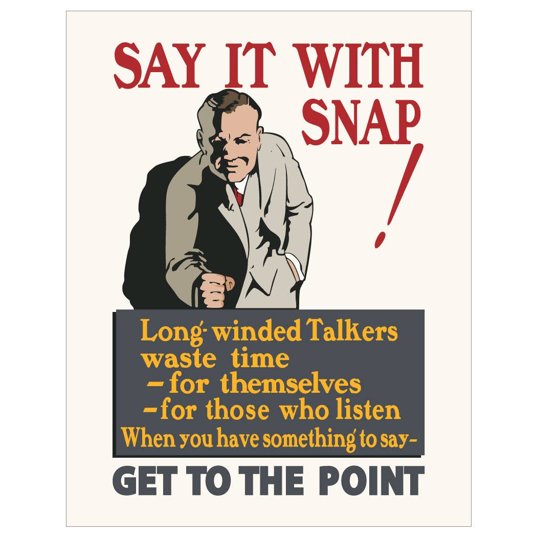 2.5'' x 3.5'' Say It With Snap Motivational Magnet
