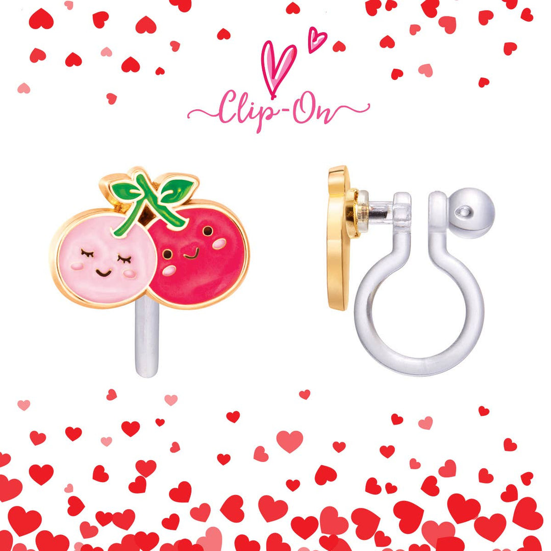 CLIP ON Cutie Earrings- I Cherry-ish You