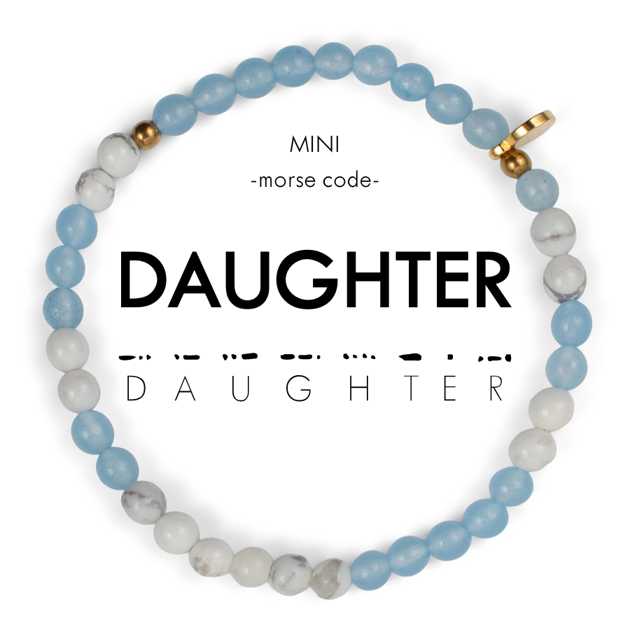 MINI Kids Morse Code Bracelet | DAUGHTER