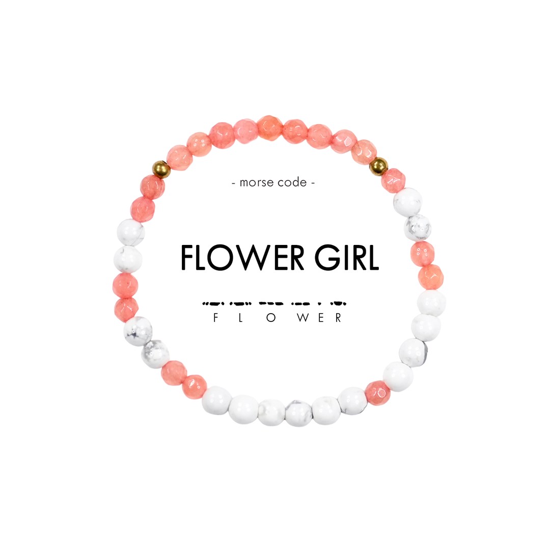 MINI Kids Morse Code Bracelet | FLOWER GIRL