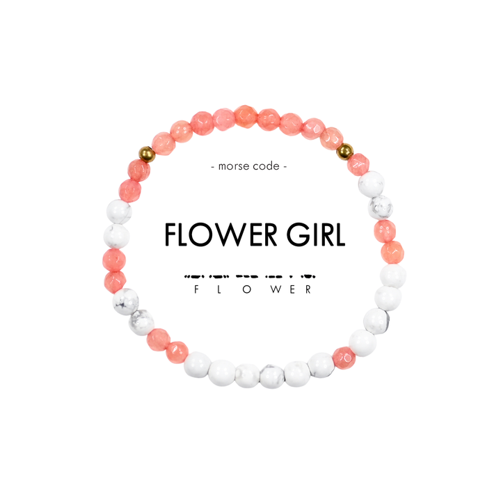 MINI Kids Morse Code Bracelet | FLOWER GIRL