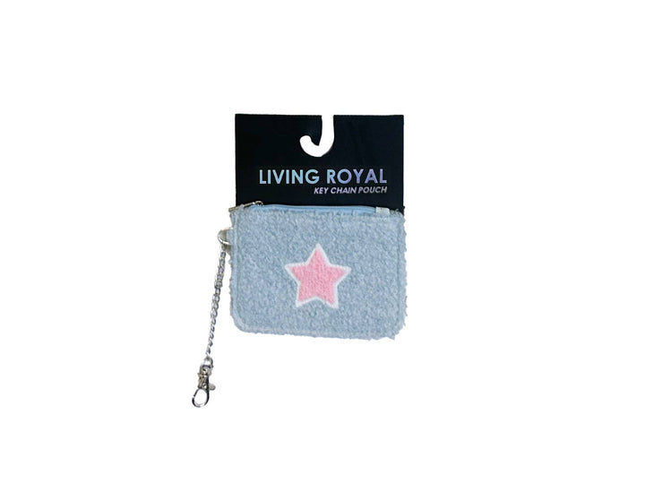 Keychain Pouch - Crystal Embellishment - Pink