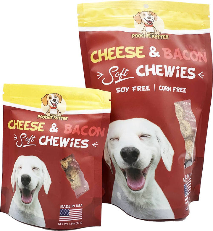 8oz Bacon & Cheese Soft Chewy Dog Treats