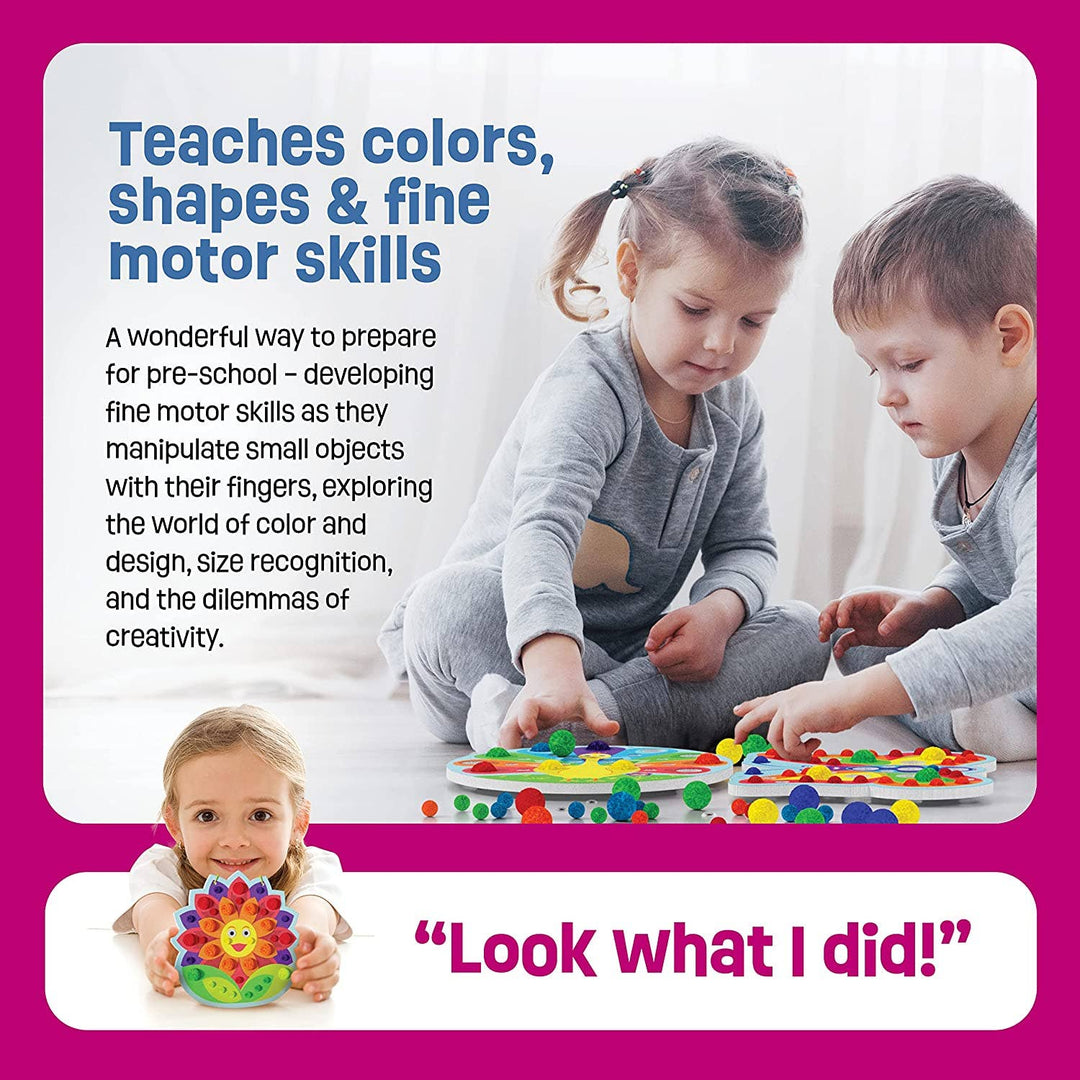 Pom Pom Arts & Crafts Kit for Toddlers
