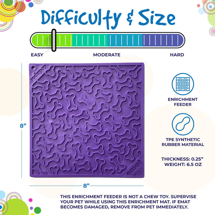 Bones Design Emat Enrichment Licking Mat