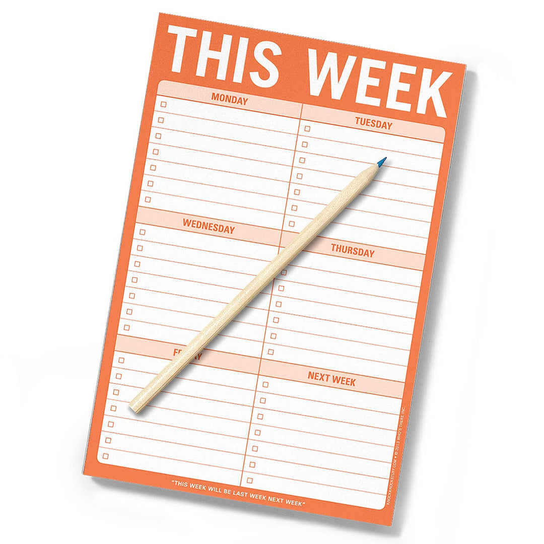 This Week Pad (Orange)
