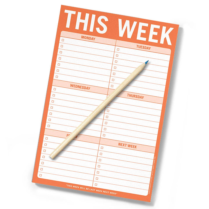 This Week Pad (Orange)