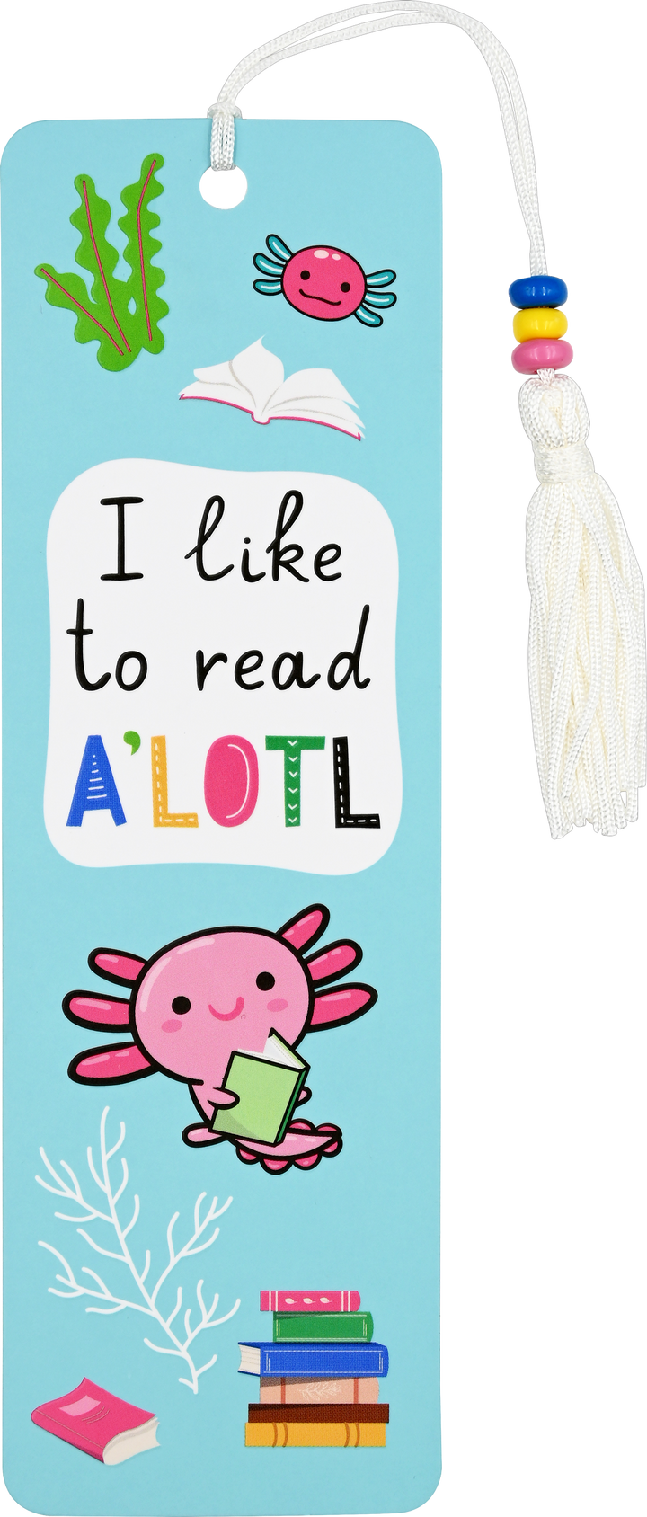 Axolotls Beaded Bookmark