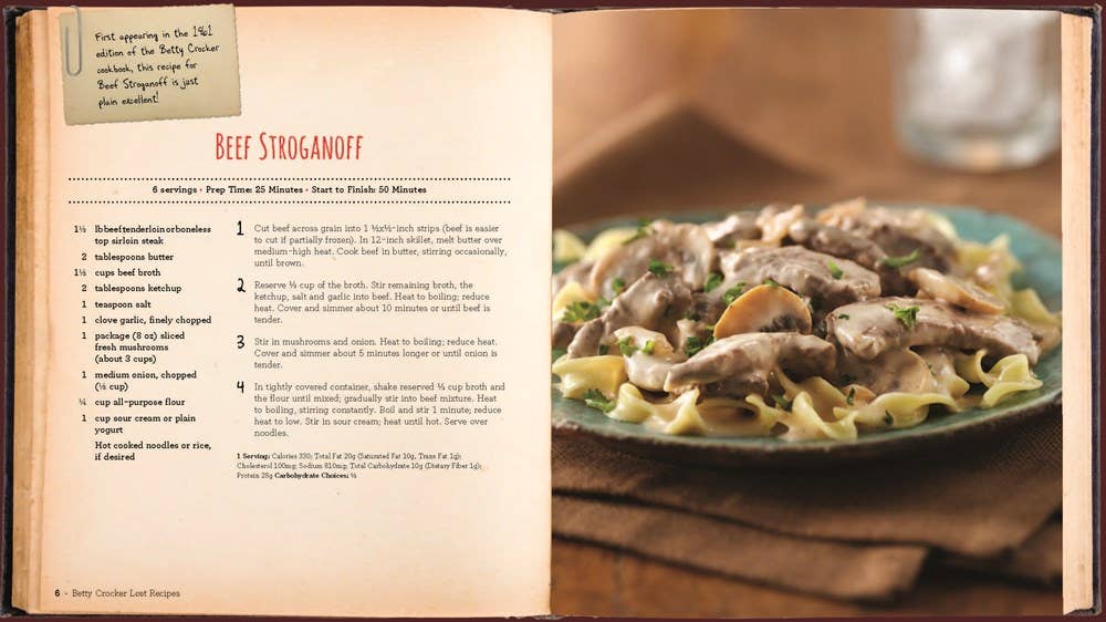 Betty Crocker Lost Recipes: Betty Crocker