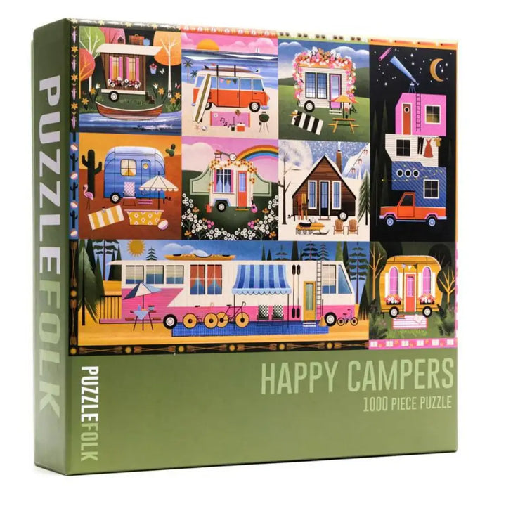 Happy Campers 1,000 Piece Puzzle