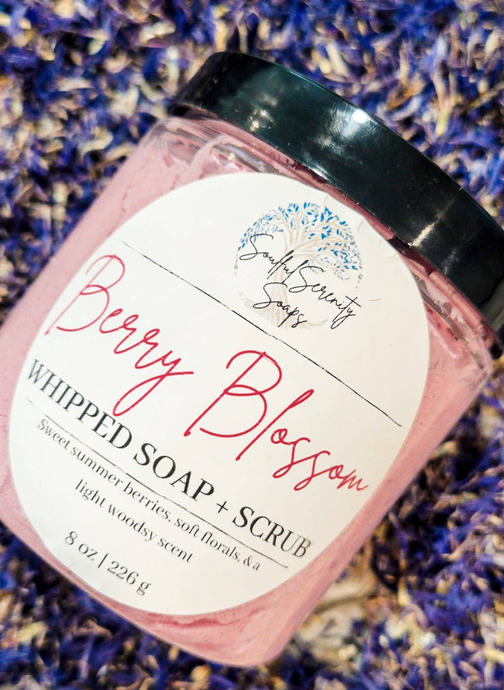 Berry Blossom Whipped Soap + Scrub