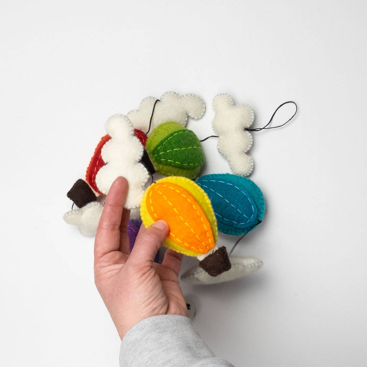 Felt Garland - Hot Air Balloon