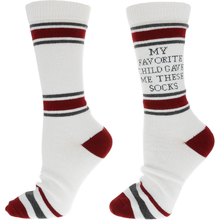 Favorite Child - M/L Unisex Crew Sock