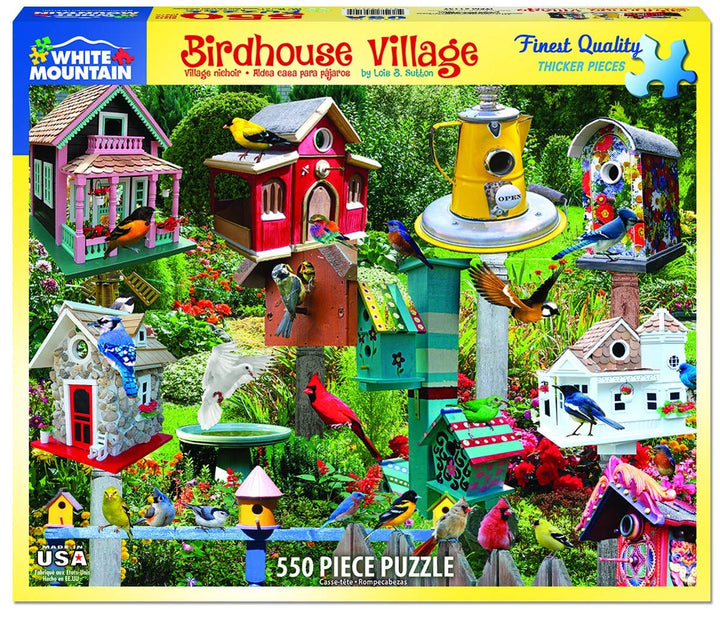 Birdhouse Village (1137pz) - 500 Piece Jigsaw Puzzle