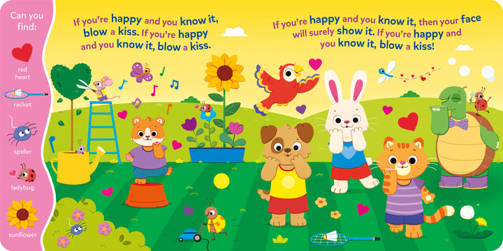 Search & Find If You're Happy & You Know(6-Button Song Book)