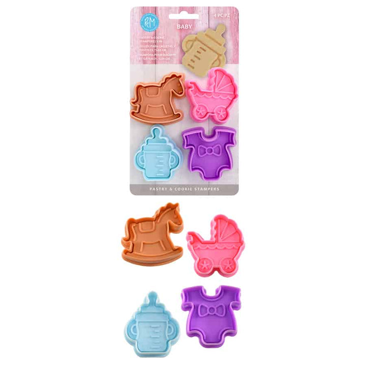 Baby Pastry & Cookie Stampers Set /4